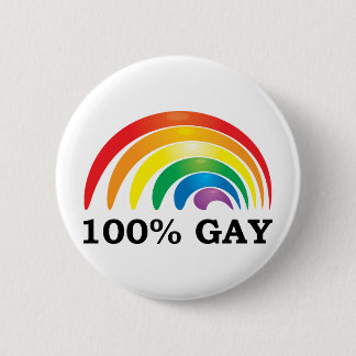 Badge Rond 5 Cm Homosexuel de 100%