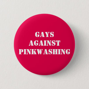 Badge Rond 5 Cm homosexuels contre pinkwashing