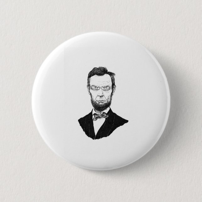 Badge Rond 5 Cm HonestAbe (Devant)