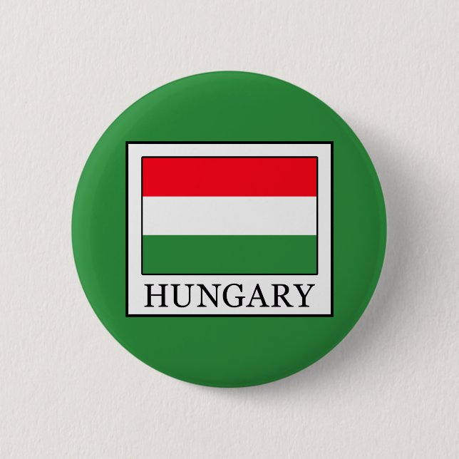 Badge Rond 5 Cm Hongrie (Devant)