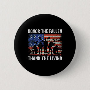 Badge Rond 5 Cm Honneur Les Fallen Merci Les Soldats Vivants Mémoi