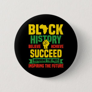 Badge Rond 5 Cm Honorer le passé Inspirer le futur Hommes Femmes N