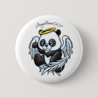 Badge Rond 5 Cm Hoooly c'est ange et un ours