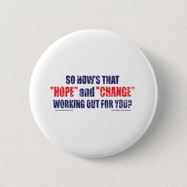 Badge Rond 5 Cm HOPE-and-Change-DST-TEE (Devant)