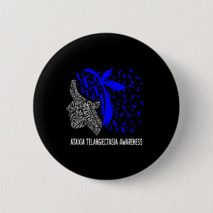 Badge Rond 5 Cm Hope Combattre Ataxia Telangiectasia Sensibilisati