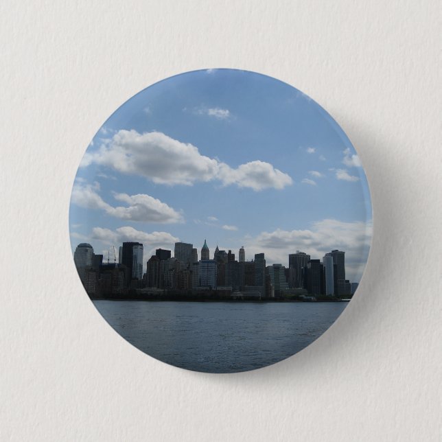 Badge Rond 5 Cm Horizon de NYC (Devant)