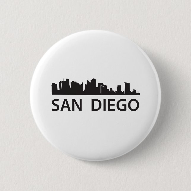 Badge Rond 5 Cm Horizon de San Diego (Devant)