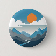 Horizon Tranquille | Art du Paysage de Montagne Mi