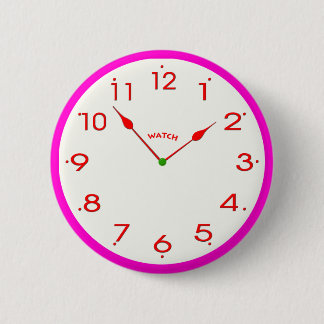 Badge Rond 5 Cm horloge face_02