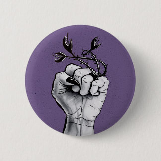 Badge Rond 5 Cm Horreur Art Black Magic Bague Main Dark Imaginaire