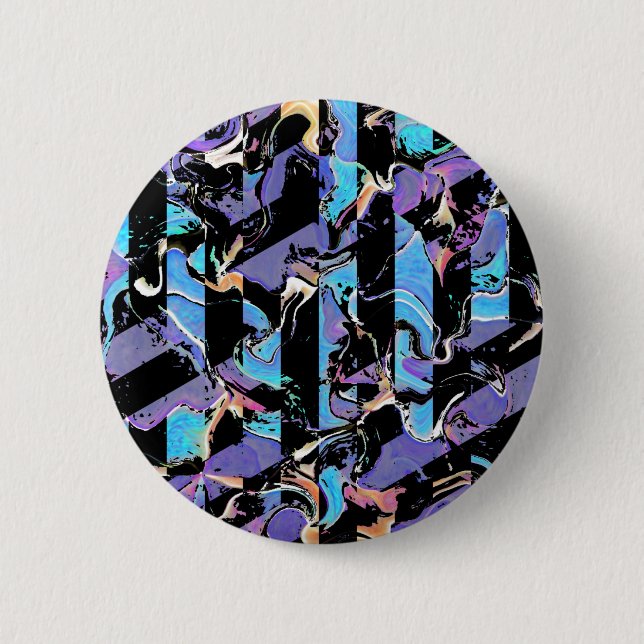 Badge Rond 5 Cm Horreur pour les yeux  (Devant)