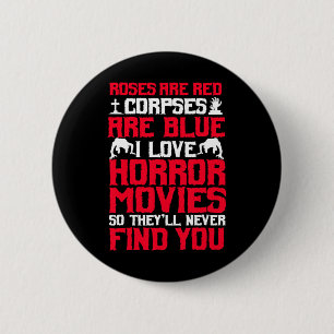 Badge Rond 5 Cm Horror Movies Thriller Halloween Fans Scanner Film