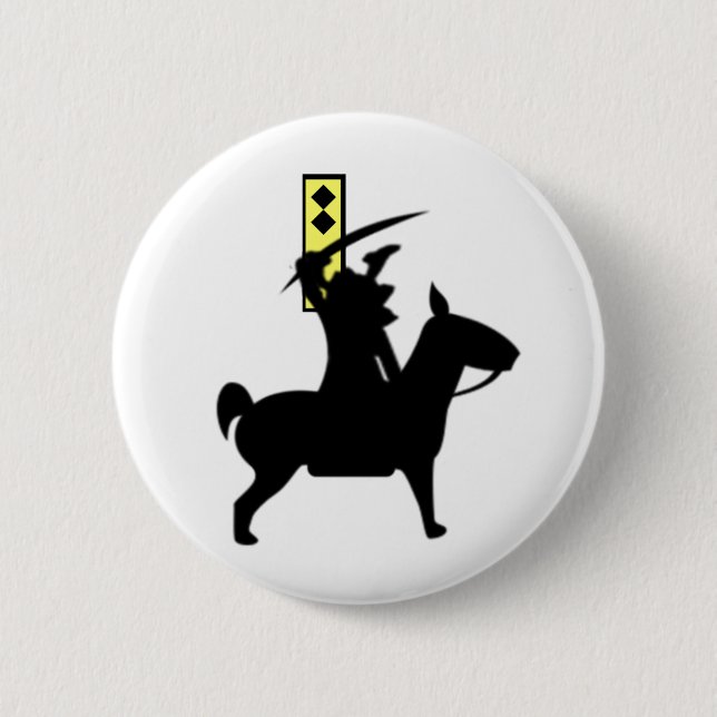 Badge Rond 5 Cm Horseman (Devant)