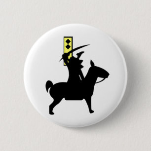 Badge Rond 5 Cm Horseman