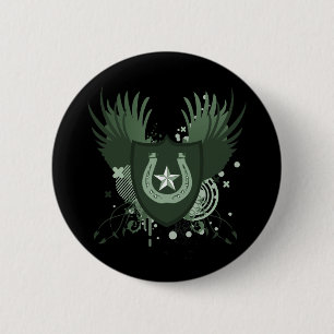 Badge Rond 5 Cm horseshoe : hi-fi :