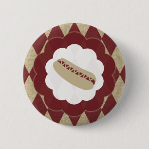 Badge Rond 5 Cm hot dog diamonds
