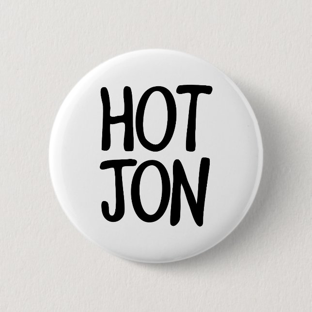 BADGE ROND 5 CM HOT JON (Devant)