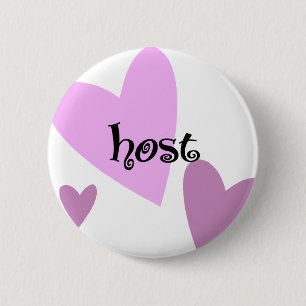 Badge Rond 5 Cm Hôte
