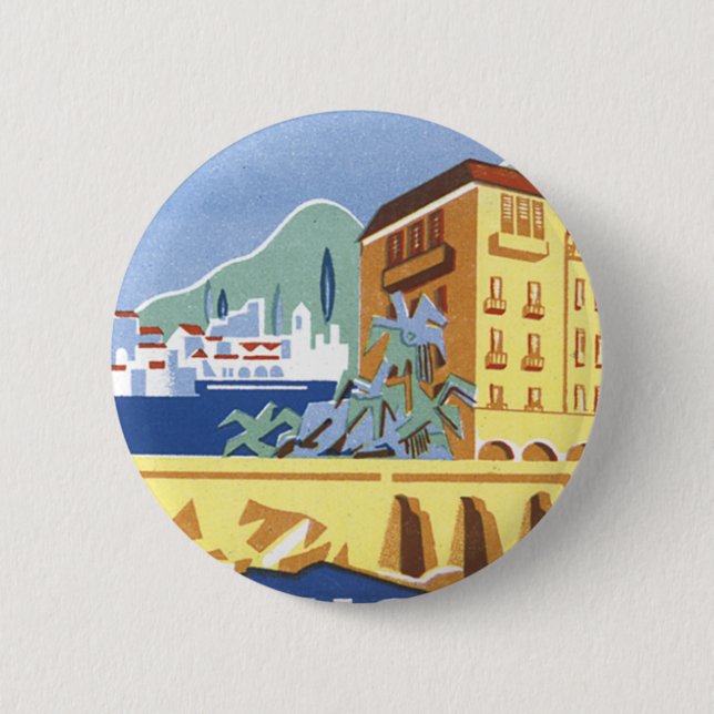 Badge Rond 5 Cm Hotel Excelsior Dubrovnik (Devant)