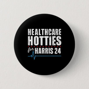 Badge Rond 5 Cm Hôtels De Santé Pour Kamala Harris 24 Premium
