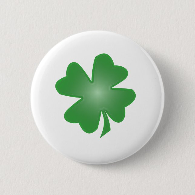 Badge Rond 5 Cm Housse à quatre feuilles (Devant)