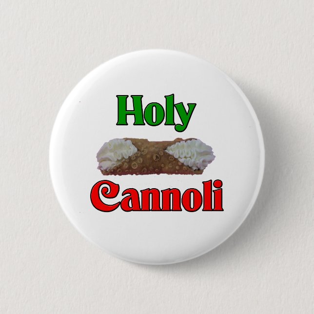 Badge Rond 5 Cm Houx Cannoli (Devant)