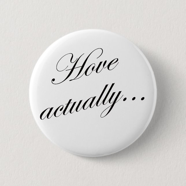 Badge Rond 5 Cm Hove en fait... (Devant)