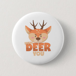 Badge Rond 5 Cm How Deer You