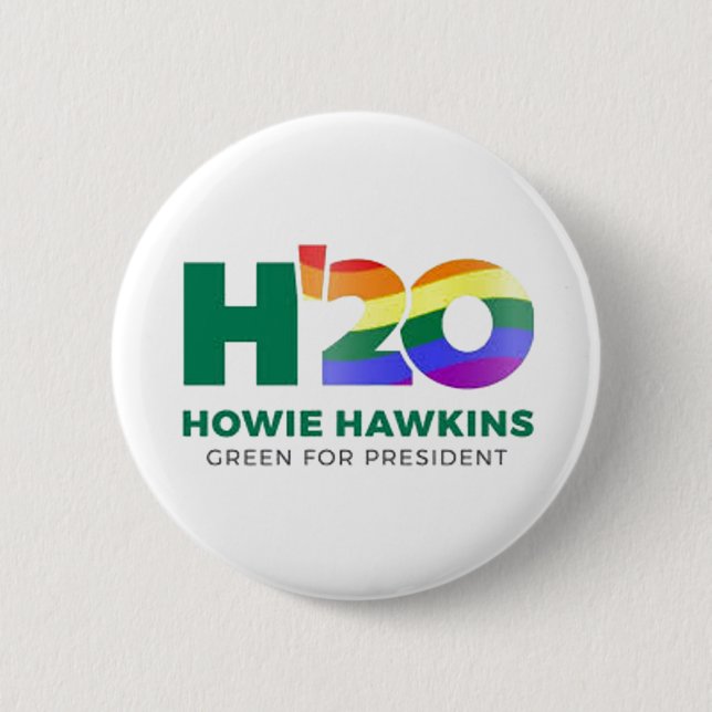 Badge Rond 5 Cm Howie Hawkins 2020 (Devant)