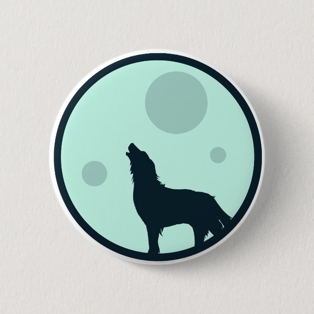 Badge Rond 5 Cm Howl to the moon (Devant)