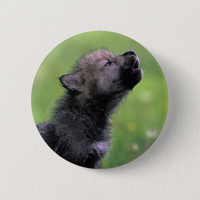 Badge Rond 5 Cm Howling (Devant)