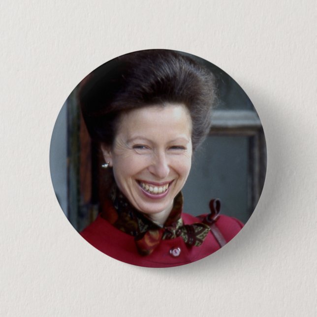 Badge Rond 5 Cm HRH La princesse royale (Devant)