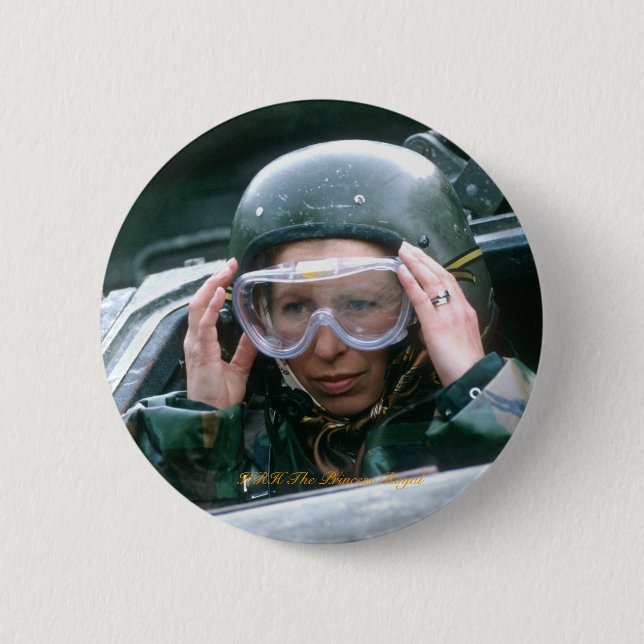 Badge Rond 5 Cm HRH La princesse royale 1985 (Devant)