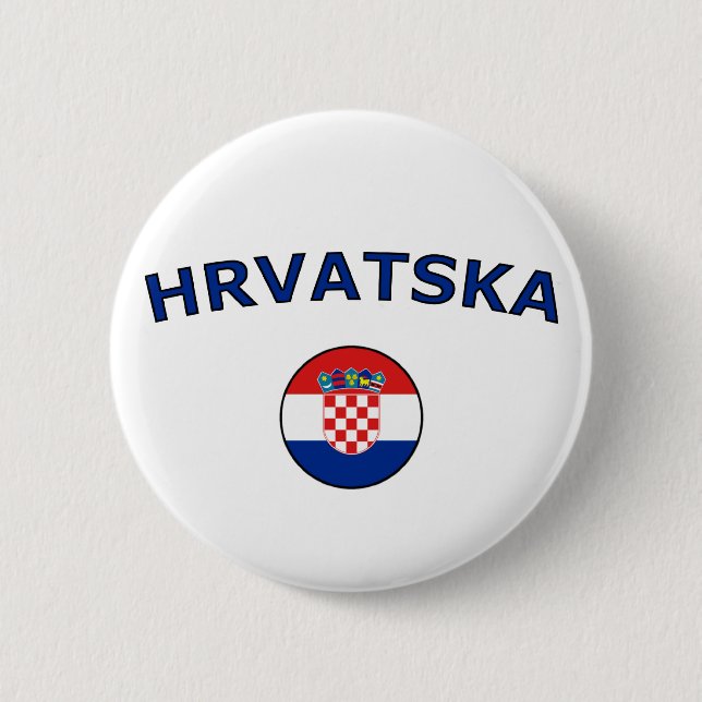 Badge Rond 5 Cm Hrvatska (Devant)