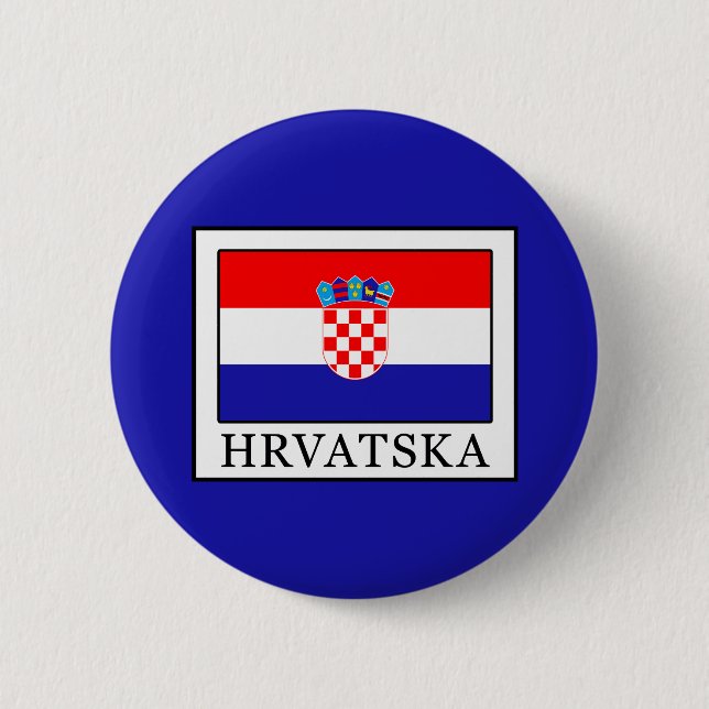Badge Rond 5 Cm Hrvatska (Devant)