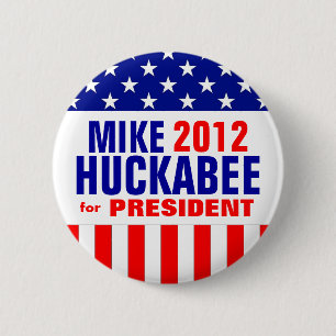 BADGE ROND 5 CM HUCKABEE