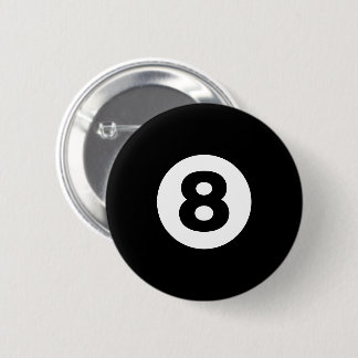 Badge Rond 5 Cm Huit balles