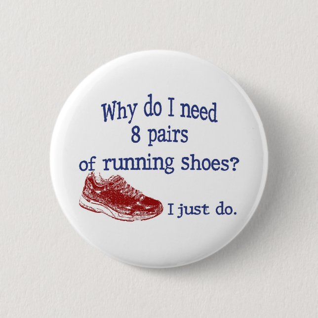 Badge Rond 5 Cm Huit paires de chaussures (Devant)