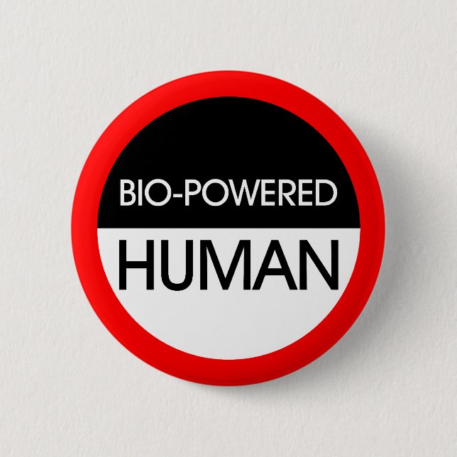 Badge Rond 5 Cm Humain Bio-Actionné (Devant)