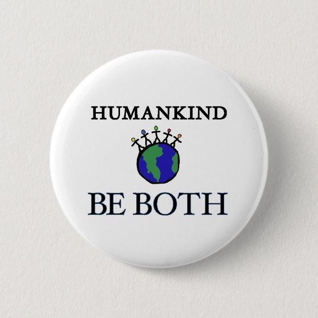 Badge Rond 5 Cm Humanité (Devant)