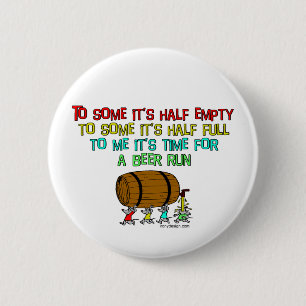 Badge Rond 5 Cm Humour à la bière