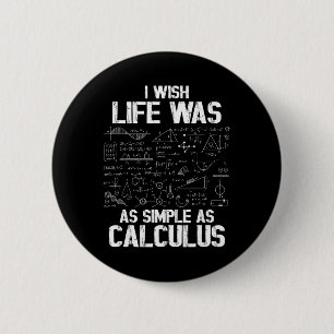 Badge Rond 5 Cm Humour de maths drôle, Blague de calcul, Je souhai