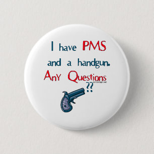 Badge Rond 5 Cm Humour de PMS