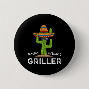 Badge Rond 5 Cm Humour Grill Grill Fun Grill Griller Griller Dit F