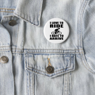 Badge Rond 5 Cm Humour VTT - Citation de cyclisme - Cyclisme drôle