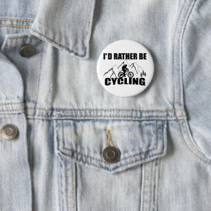 Badge Rond 5 Cm Humour VTT - Cyclisme Drôle