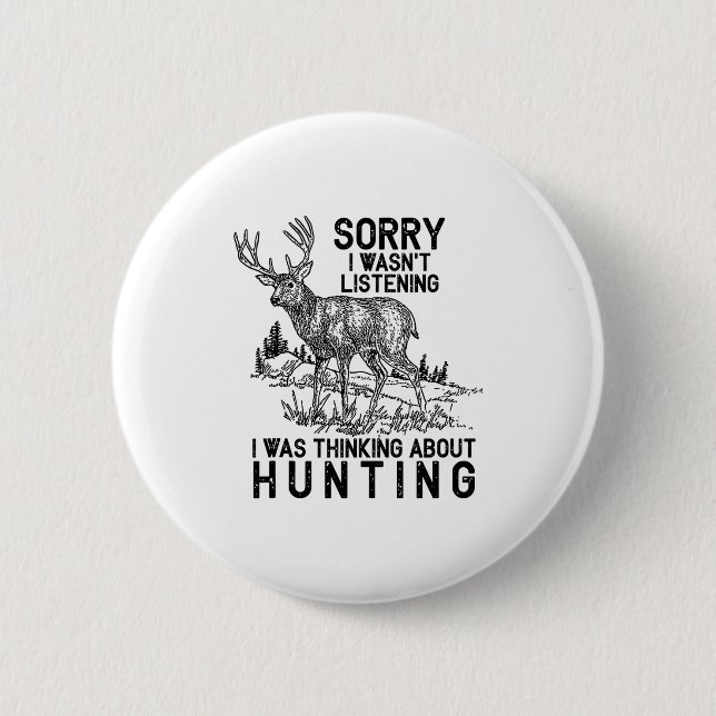Badge Rond 5 Cm Hunting - Deer Funny Quote Hunter Gift Tank Top  (Devant)