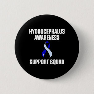 Badge Rond 5 Cm Hydrocéphalie Survivant Soutien Guerrier de sensib
