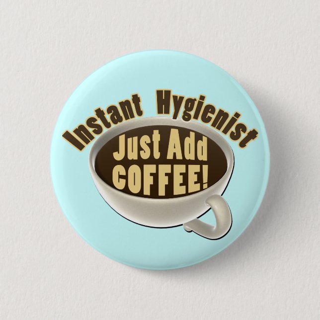 Badge Rond 5 Cm Hygiéniste dentaire (Devant)