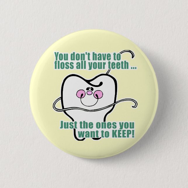Badge Rond 5 Cm Hygiéniste dentaire (Devant)